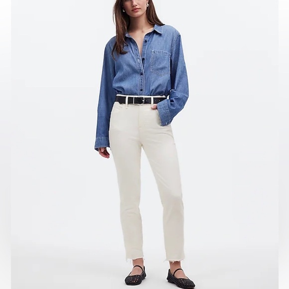 Madewell Denim - Madewell the perfect vintage jean tile white size 27